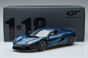 Rimac Nevera Modrý GT Spirit 1:18 GT405 Pryskyřice – obrázek 6 z 6