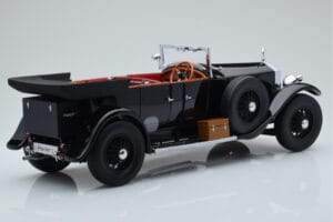Rolls-Royce Phantom I Kabriolet Černý Kyosho 1:18 08931BK Kov – obrázek 3 z 8