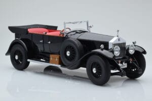 Rolls-Royce Phantom I Kabriolet Černý Kyosho 1:18 08931BK Kov – obrázek 6 z 8