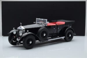 Rolls-Royce Phantom I Kabriolet Černý Kyosho 1:18 08931BK Kov – obrázek 8 z 8