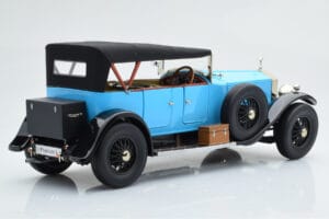 Rolls-Royce Phantom I Kabriolet Modrý Kyosho 1:18 08931LB Kov – obrázek 3 z 9