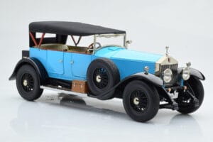 Rolls-Royce Phantom I Kabriolet Modrý Kyosho 1:18 08931LB Kov – obrázek 5 z 9
