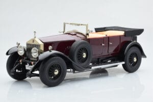 Rolls-Royce Phantom I Kabriolet Bordó Červená Kyosho 1:18 08931R Kov – obrázek 2 z 10