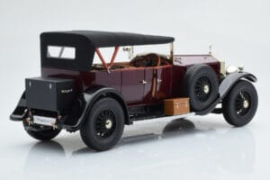 Rolls-Royce Phantom I Kabriolet Bordó Červená Kyosho 1:18 08931R Kov – obrázek 3 z 10