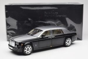 Rolls-Royce Phantom VII EWB Černý a Stříbrný Kyosho 1:18 08841BKS Kov – obrázek 8 z 8