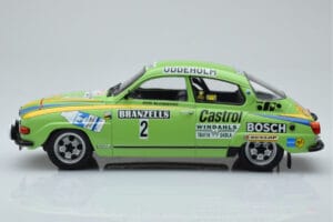 Saab 96 V4 #2 S. Blomqvist / H. Sylvan Rally Sweden 1976 IXO 1:18 18RMC085B Kov – obrázek 3 z 6