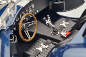Shelby Cobra 427 S/C Tmavě Modrý Kyosho 1:18 08048DBL Kov – obrázek 7 z 9