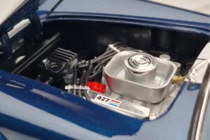 Shelby Cobra 427 S/C Tmavě Modrý Kyosho 1:18 08048DBL Kov – obrázek 8 z 9