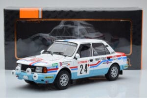 Skoda 130 L Night Version #24 J. Augland Rally Monte Carlo 1987 IXO 1:18 18RMC156 Kov – obrázek 6 z 6