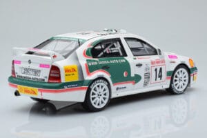 Skoda Octavia WRC #14 D. Auriol / D. Giraudet Rally Monte Carlo 2003 Otto 1:18 OT431 Pryskyřice – obrázek 2 z 6