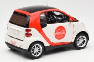 Smart Fortwo 451 Coca-Cola Minichamps 1:18 150036301 Kov – obrázek 3 z 8