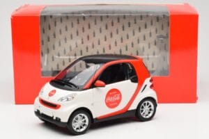 Smart Fortwo 451 Coca-Cola Minichamps 1:18 150036301 Kov – obrázek 8 z 8