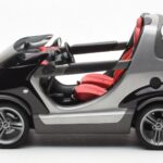 Smart Fortwo Crossblade Kabriolet Stříbrná Černá Kyosho 1:18 - image 3 of 6