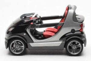Smart Fortwo Crossblade Kabriolet Stříbrná Černá Kyosho 1:18 13440 Kov – obrázek 3 z 6