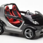 Smart Fortwo Crossblade Kabriolet Stříbrná Černá Kyosho 1:18 - image 4 of 6