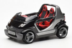 Smart Fortwo Crossblade Kabriolet Stříbrná Černá Kyosho 1:18