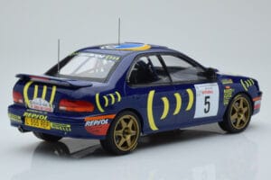 Subaru Impreza 555 #5 C. Sainz / L. Moya Tour de Corse 1995 IXO 1:18 18RMC063A Kov – obrázek 2 z 6