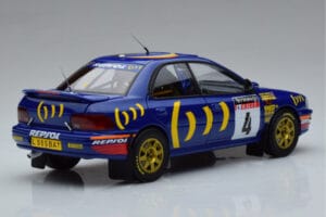 Subaru Impreza #4 C. McRae / D. Ringer Winner RAC Rally 1994 Kyosho 1:18 08962A Kov – obrázek 3 z 9
