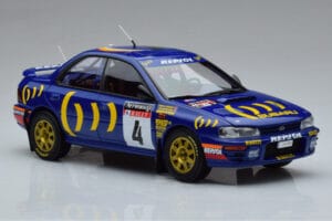 Subaru Impreza #4 C. McRae / D. Ringer Winner RAC Rally 1994 Kyosho 1:18 08962A Kov – obrázek 5 z 9