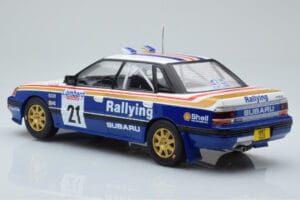 Subaru Legacy RS #21 C. McRae / D. Ringer RAC Rally 1991 IXO 1:18 18RMC080B Kov – obrázek 5 z 6
