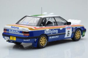Subaru Legacy RS Night Version #6 M. Alen / I. Kivimaki RAC Rally 1991 IXO 1:18 18RMC080A Kov – obrázek 2 z 6
