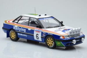Subaru Legacy RS Night Version #6 M. Alen / I. Kivimaki RAC Rally 1991 IXO 1:18 18RMC080A Kov – obrázek 4 z 6
