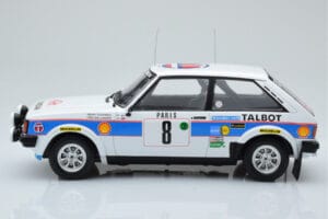 Talbot Sunbeam Lotus Night Version #8 H. Toivonen / P. White Rally Monte Carlo 1981 IXO 1:18 18RMC095B Kov – obrázek 3 z 6
