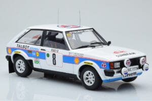 Talbot Sunbeam Lotus Night Version #8 H. Toivonen / P. White Rally Monte Carlo 1981 IXO 1:18 18RMC095B Kov – obrázek 4 z 6