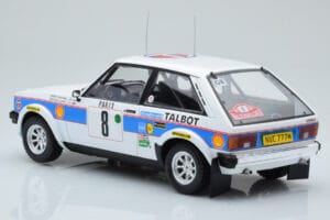 Talbot Sunbeam Lotus Night Version #8 H. Toivonen / P. White Rally Monte Carlo 1981 IXO 1:18 18RMC095B Kov – obrázek 5 z 6