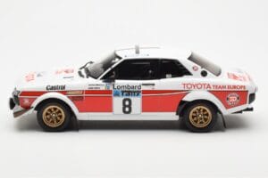 Toyota Celica 2000 GT RA21 #8 H. Mikkola / A. Hertz Lombard RAC Rally 1977 Otto 1:18 OT1044 Pryskyřice – obrázek 3 z 6