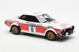 Toyota Celica 2000 GT RA21 #8 H. Mikkola / A. Hertz Lombard RAC Rally 1977 Otto 1:18 OT1044 Pryskyřice – obrázek 4 z 6