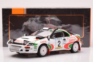 Toyota Celica Turbo 4WD ST185 #2 M. Alén / I. Kivimäki Safari Rally 1993 IXO 1:18 18RMC150B Kov – obrázek 6 z 6