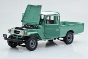 Toyota Land Cruiser 40 4x4 Pickup Zelený Kyosho 1:18 08958FG Kov – obrázek 2 z 8