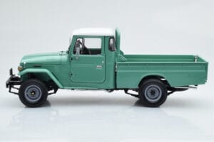 Toyota Land Cruiser 40 4x4 Pickup Zelený Kyosho 1:18 08958FG Kov – obrázek 5 z 8