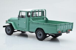 Toyota Land Cruiser 40 4x4 Pickup Zelený Kyosho 1:18 08958FG Kov – obrázek 7 z 8