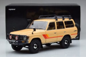 Toyota Land Cruiser 60 Béžový S Volitelnými Díly Kyosho 1:18 08956XBE Kov – obrázek 12 z 12