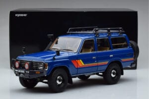 Toyota Land Cruiser 60 Modrý S Volitelnými Díly Kyosho 1:18 08956XBL Kov – obrázek 11 z 11