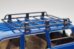 Toyota Land Cruiser 60 Modrý S Volitelnými Díly Kyosho 1:18 08956XBL Kov – obrázek 7 z 11
