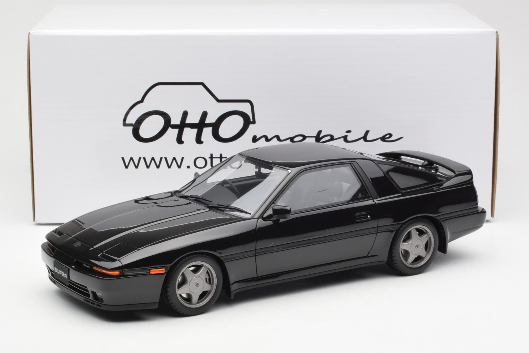 Toyota Supra A70 2.5 Twin Turbo R Černý Otto 1:18 OT222 Pryskyřice – obrázek 6 z 6