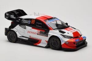 Toyota GR Yaris Rally1 #69 K. Rovanpera / J. Halttunen Rally Monte Carlo World Champion 2023 IXO 1:18 18RMC152B Kov – obrázek 4 z 6