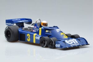 Tyrrell P34 Elf #3 J. Scheckter Winner Sweden GP 1976 MCG 1:18 MCG18614F Kov – obrázek 4 z 6