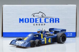 Tyrrell P34 Elf #4 P. Depailler Sweden GP 1976 MCG 1:18 MCG18615F Kov – obrázek 6 z 6