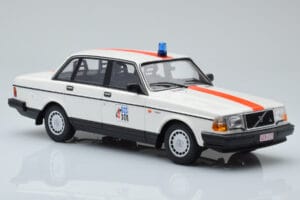 Volvo 240 GL Policie Belgie Minichamps 1:18 155171492 Kov – obrázek 4 z 6