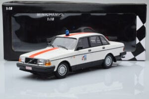 Volvo 240 GL Policie Belgie Minichamps 1:18 155171492 Kov – obrázek 6 z 6