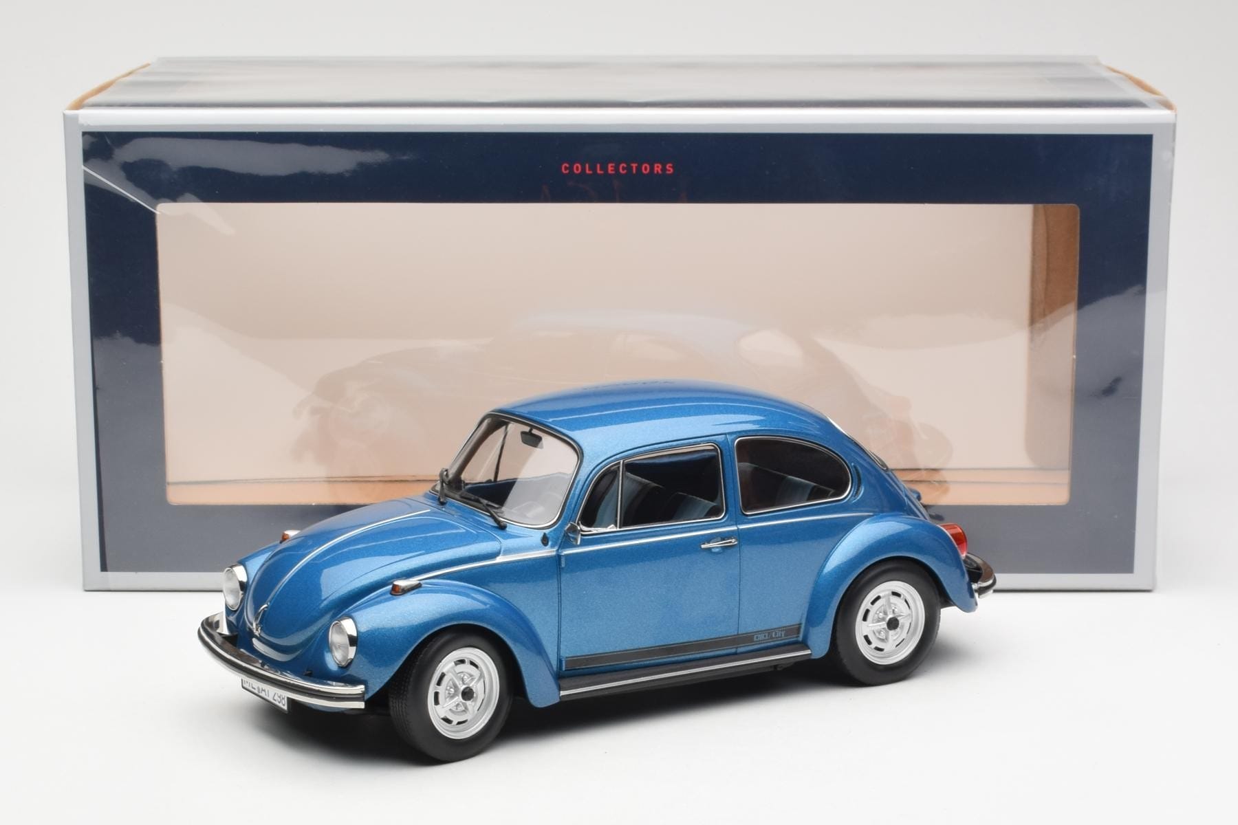 Volkswagen Beetle 1303 City Modrý Norev 1:18 188525 Kov – obrázek 6 z 6