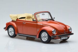 Volkswagen Beetle 1303 Kabriolet Oranžový Norev 1:18 188526 Kov – obrázek 4 z 6