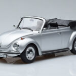 Volkswagen Beetle 1303 Kabriolet Stříbrný Norev 1:18