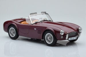 AC Cobra 289 Tmavě Červený Norev 1:18 182758 Kov – obrázek 4 z 6