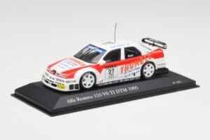 Alfa Romeo 155 V6 TI #27 M. Alen Presentation DTM 1995 Minichamps 1:43 430950227 Kov – obrázek 2 z 4