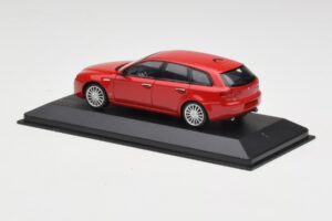 Alfa Romeo 159 Sportwagon Alfa Červený Minichamps 1:43 400120511 Kov – obrázek 3 z 4
